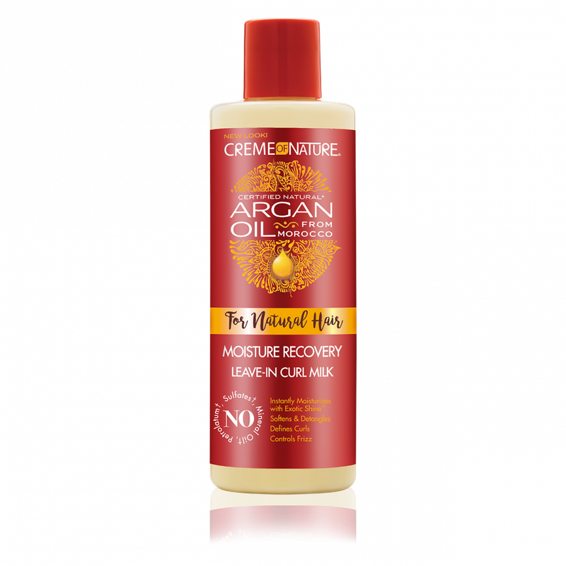 ARGAN FOR NATURAL HAIR MOISTURE RECOVERY LEAVE-IN HAIR MILK 8OZ