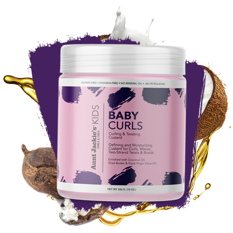 KIDS BABY CURLS CURLING &amp; TWISTING CUSTARD 15OZ