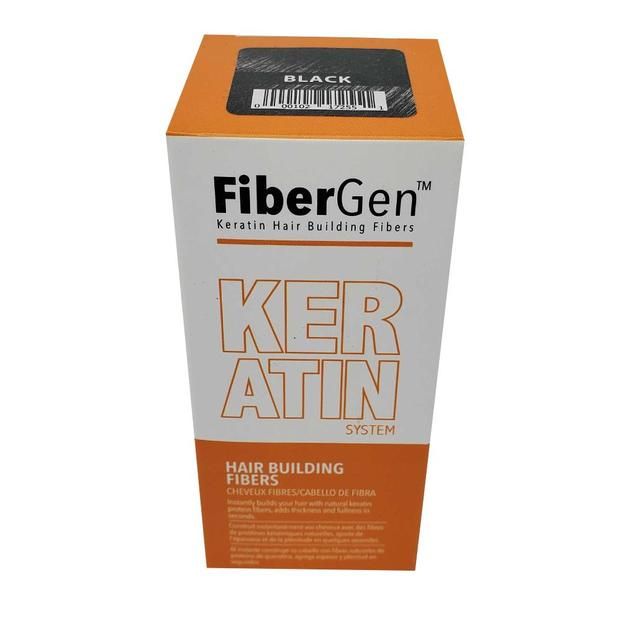 HAIR BUILDING FIBERS 30G, Color: BLACK