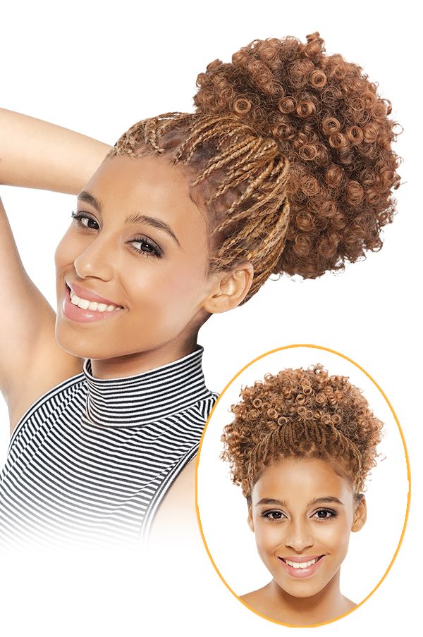 TWIST AFRO - SMALL, Color: #1B