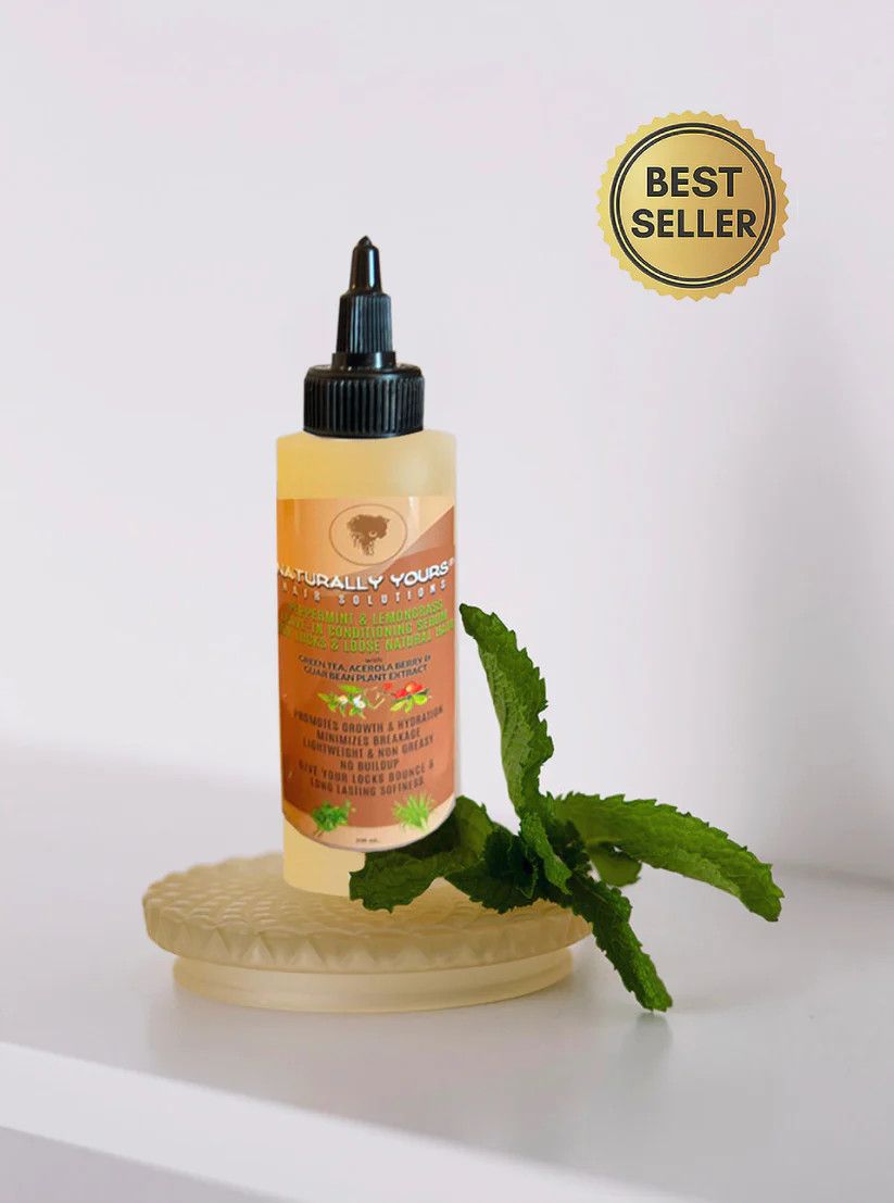 PEPPERMINT &amp; LEMONGRASS LEAVE-IN CONDITIONING &amp; FOLLICLE FERTILIZING SERUM 300ML