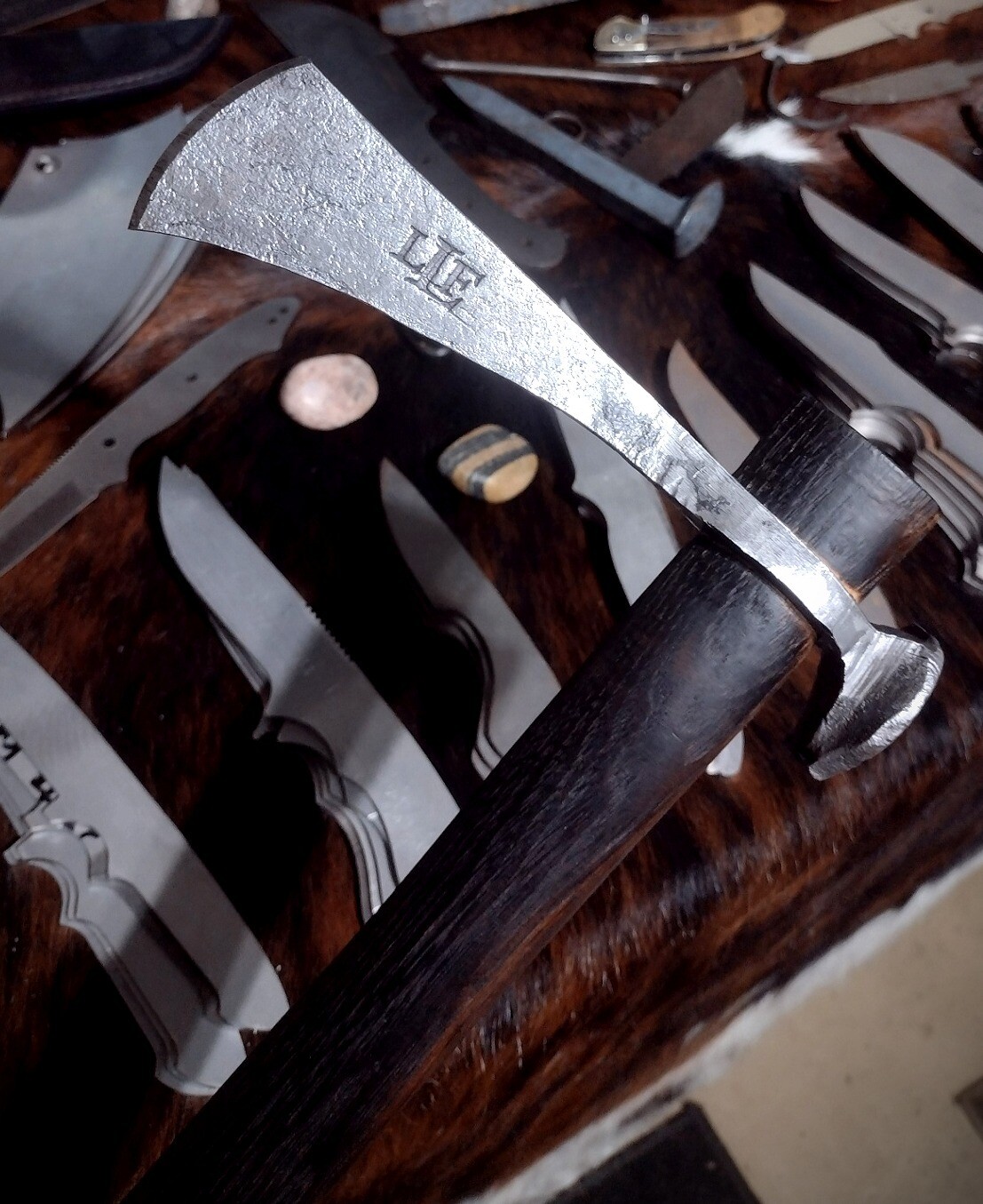 Railroad Spike Tomahawk