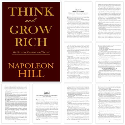 Pack of 6 Self Help Book for Adult - How to Self Confidence, Stop Worrying, Win Friends, Subconscios Mind, Think &amp; Grow and Art of War(PDF)