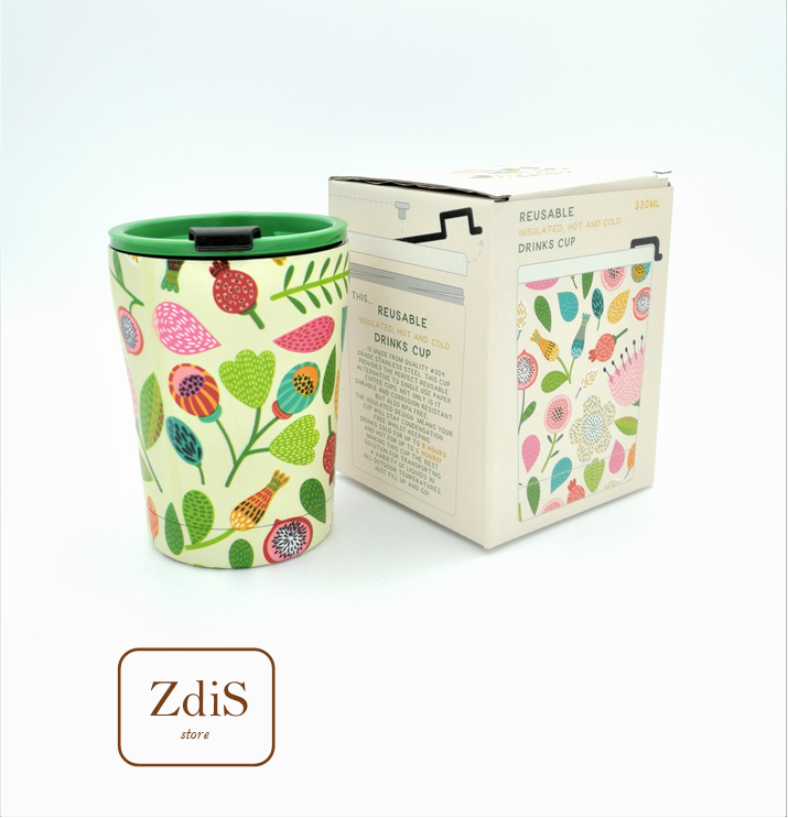 &quot; Flora&quot; Tazza thermos in acciaio inossidabile
