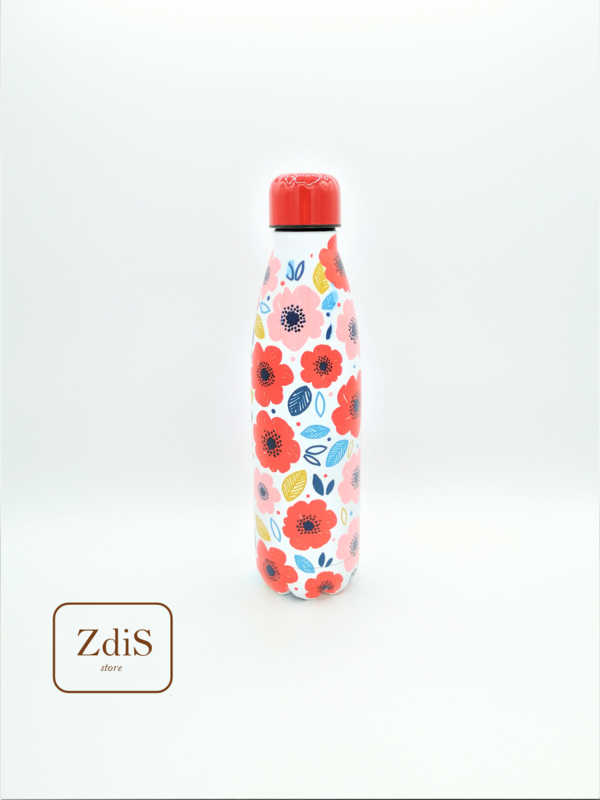&quot; Flora&quot; bottiglia thermos in acciaio inossidabile