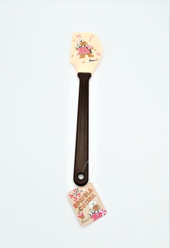Spatola in silicone &quot;Gingerbread rosa&quot;