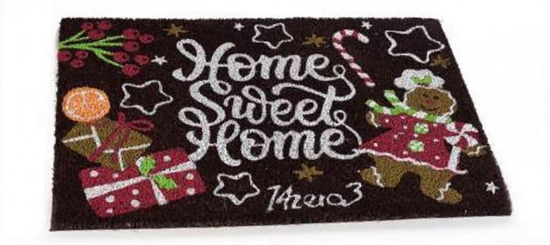 Zerbino color cioccolato pandizenzero &quot;Home sweet home&quot;