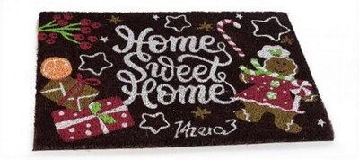 Zerbino color cioccolato pandizenzero "Home sweet home"
