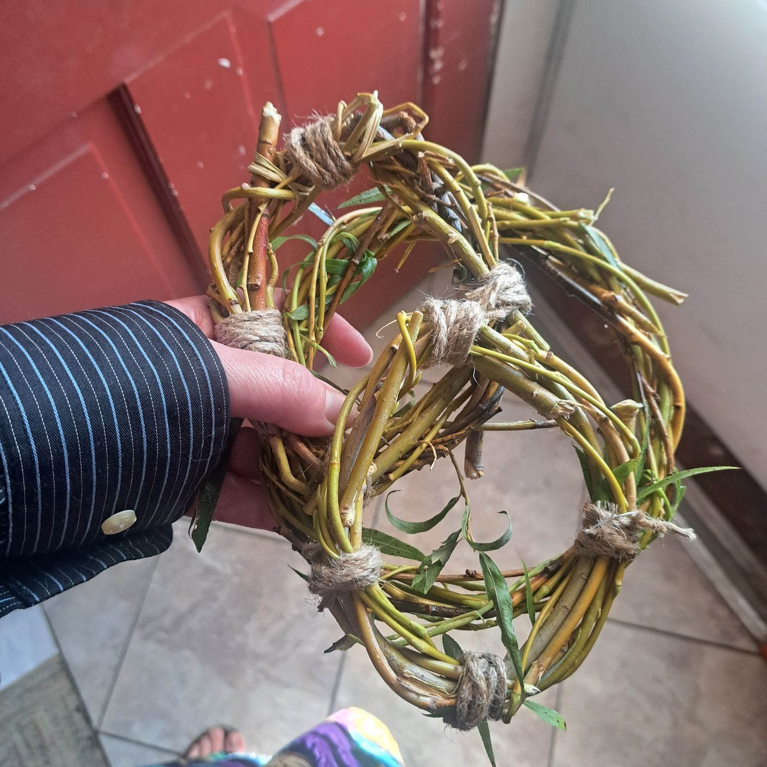 Custom order 12 mini willow wreaths