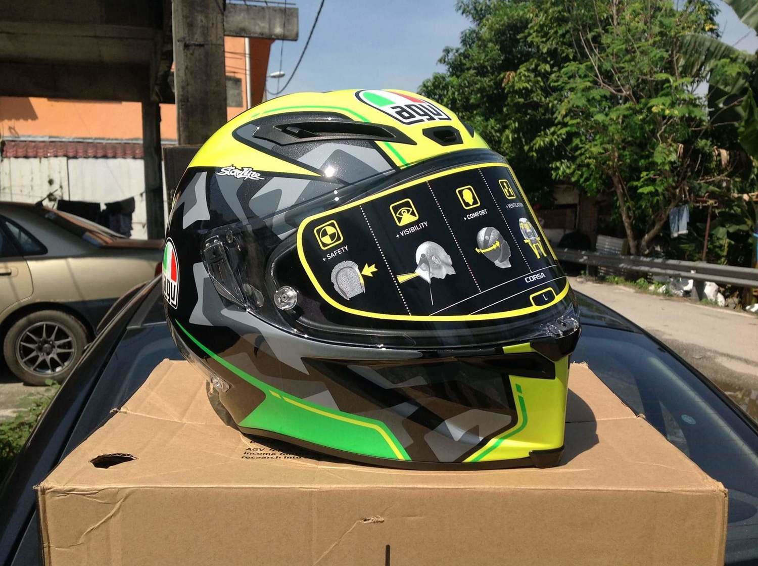 AGV CORSA CORSA R ESPARGARO