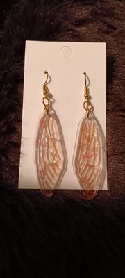 Dragonfly Wings - Orange Mica and Holographic