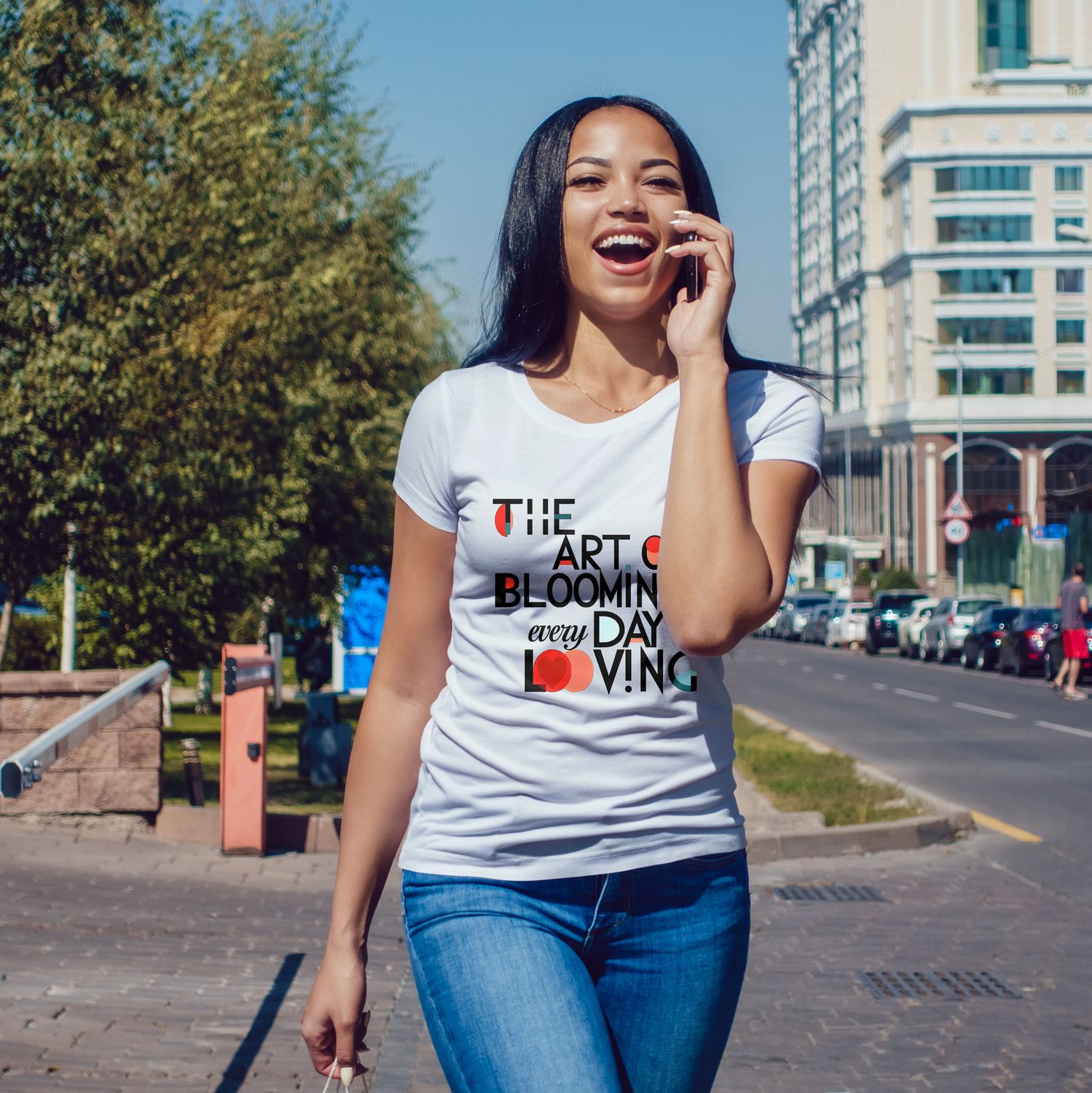 Boost your vibe with this motivational slogan t-shirt – perfect for positive energy and daily inspiration