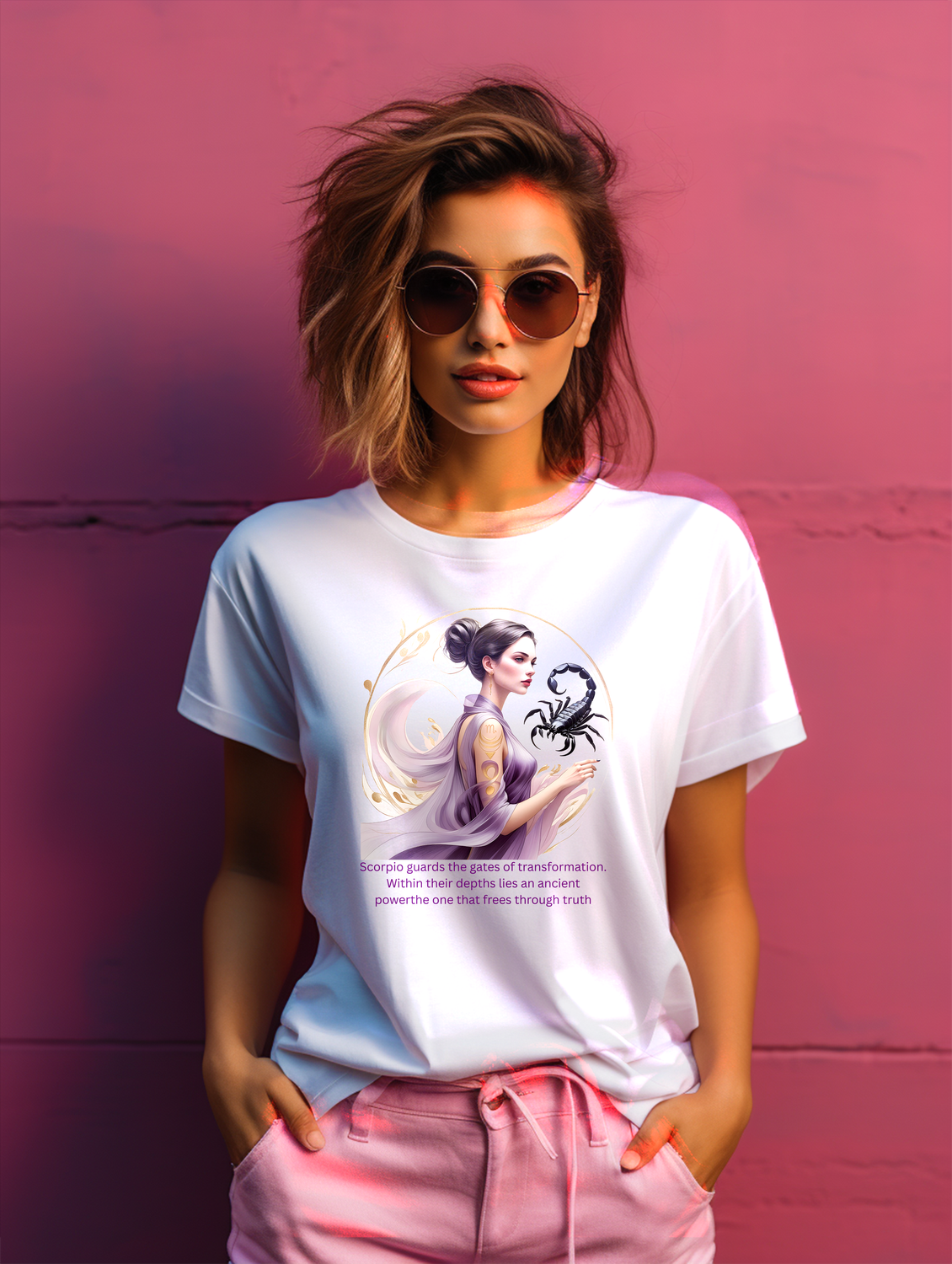 Scorpio ♏ embodies far more than just a sign.Unisex t-shirt-Bella + Canvas 3001U