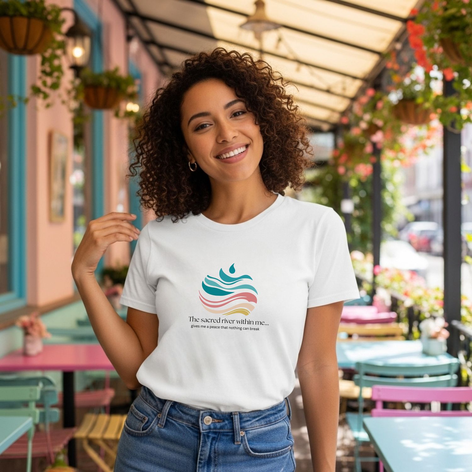 The sacred river within me-Unisex t-shirt