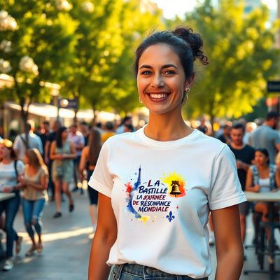 The Bastille – Resonance of Freedom 🔔✨📣-Unisex t-shirt