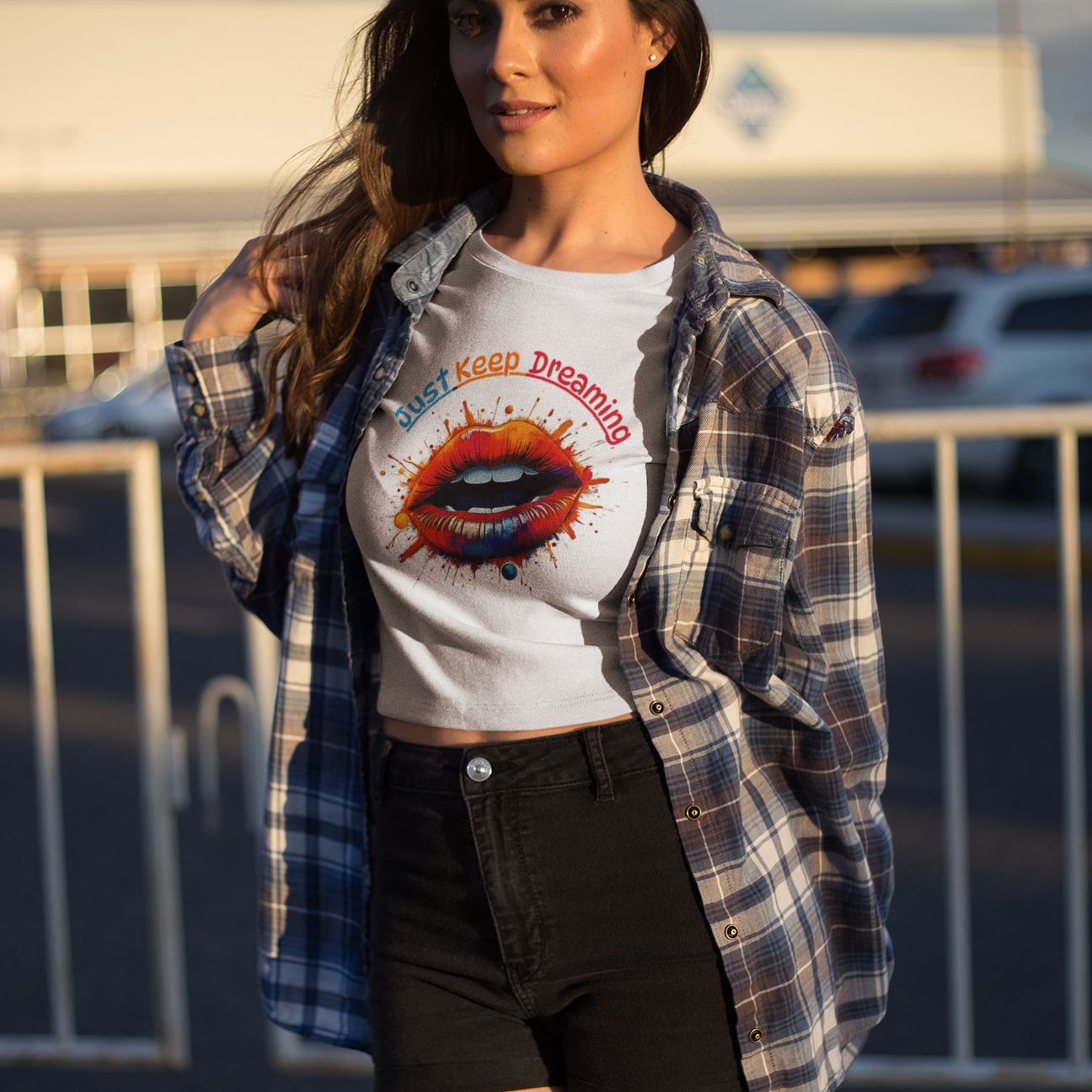 JUST KEEP DREAMING – Affirmation Positive T-Shirt