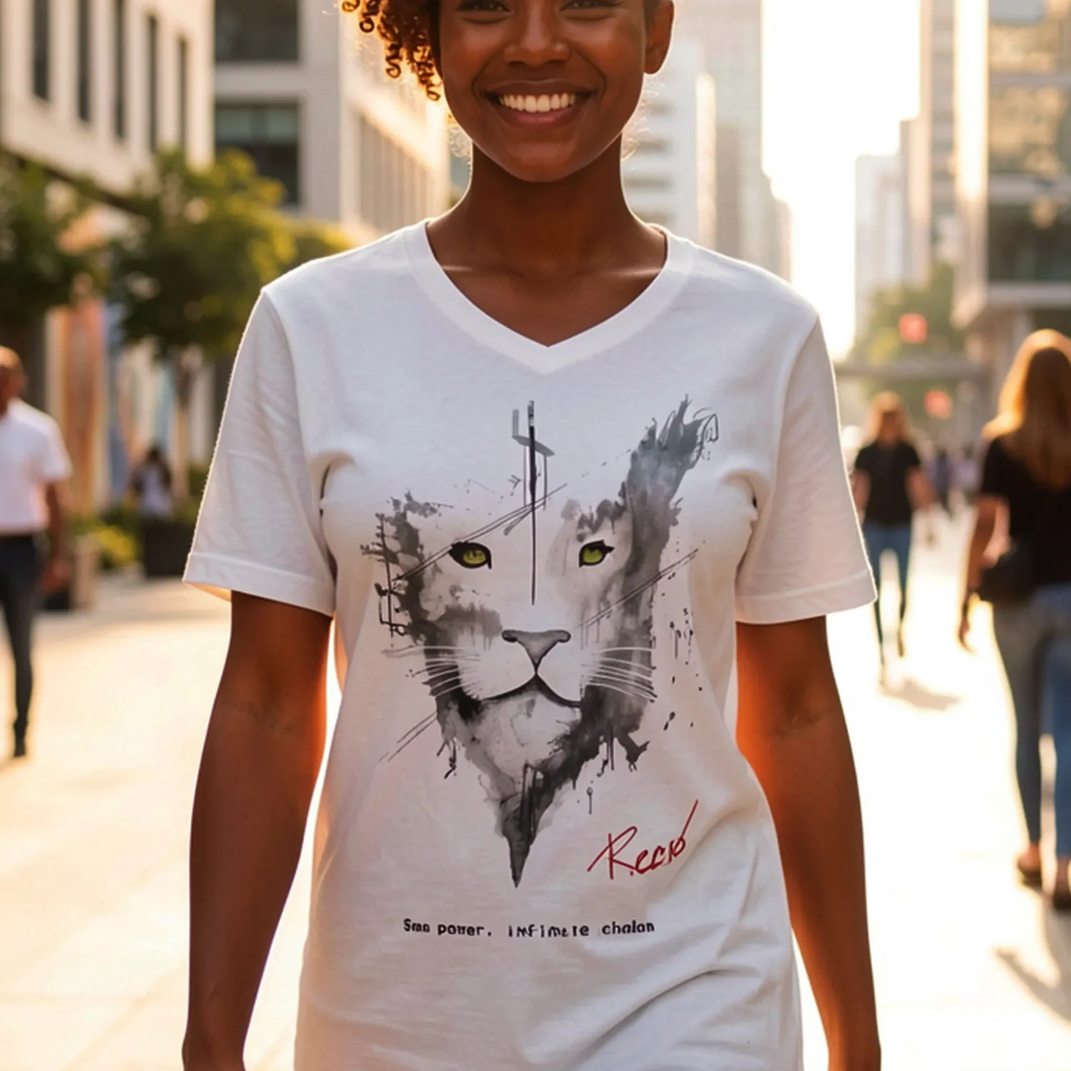 Raw Power, Infinite Wisdom, V-Neck T-Shirt