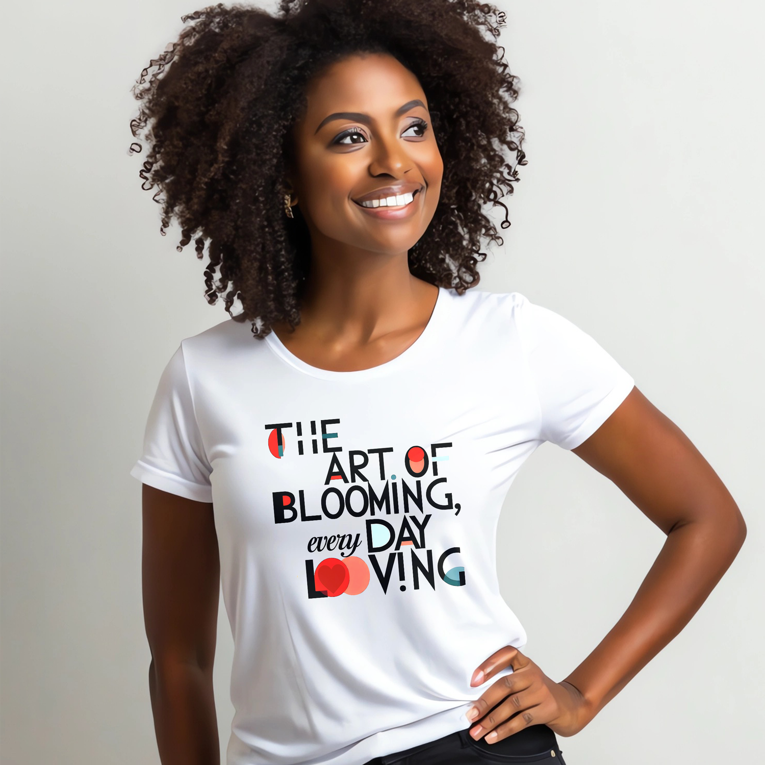 Boost your vibe with this motivational slogan t-shirt – perfect for positive energy and daily inspiration