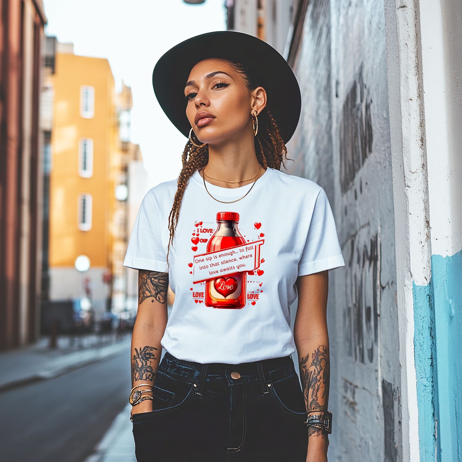 Positive intention shirt – soulful expression clothing – perfect for daily self-alignment
