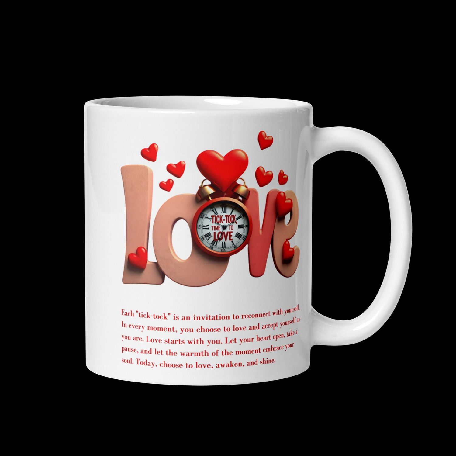 ☕ Each "tick-tock" is an invitation to reconnect with yourself.