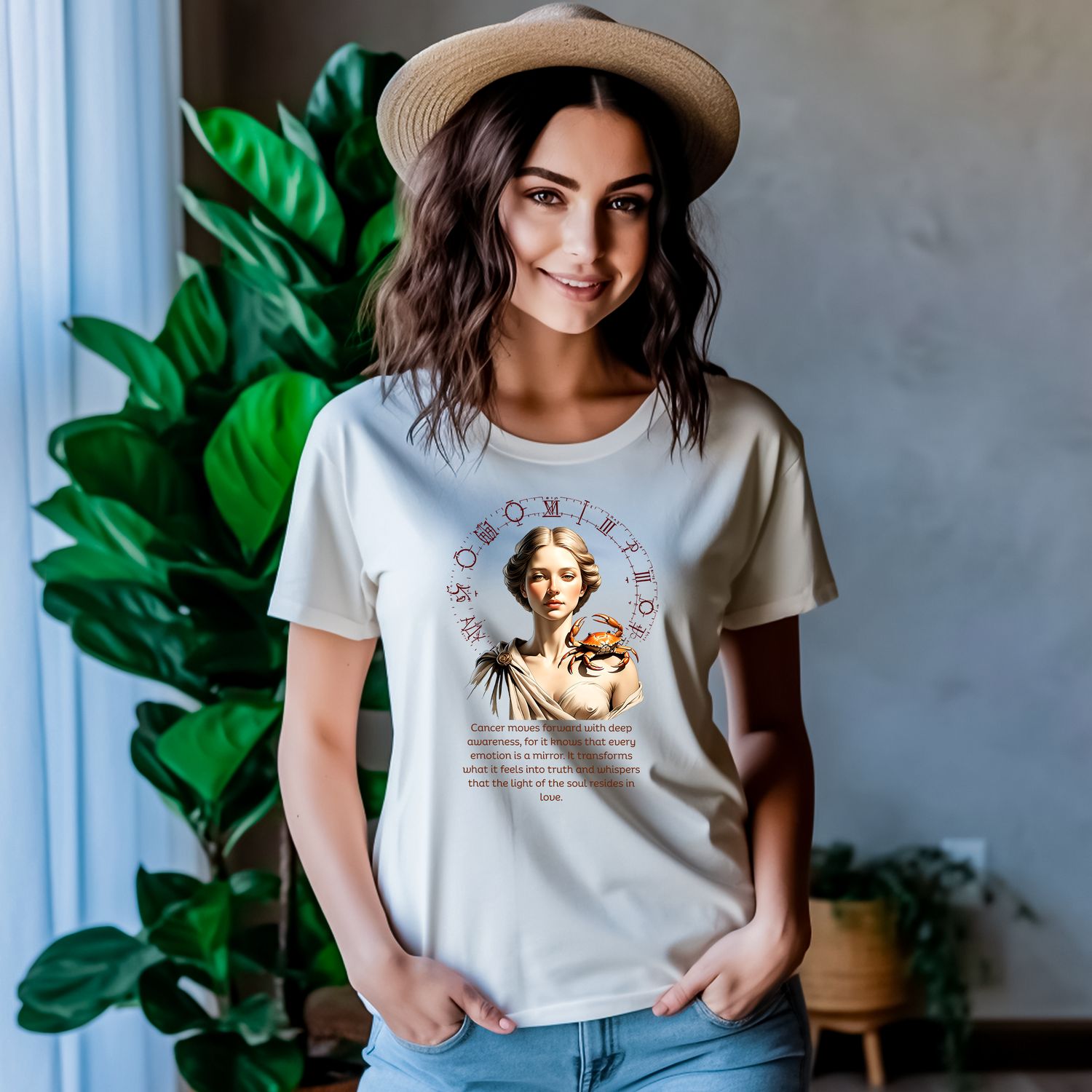 Cancer Zodiac T-shirt ♋ | Unisex Astrology Shirt | Cancer Sign Gift | Spiritual Clothing