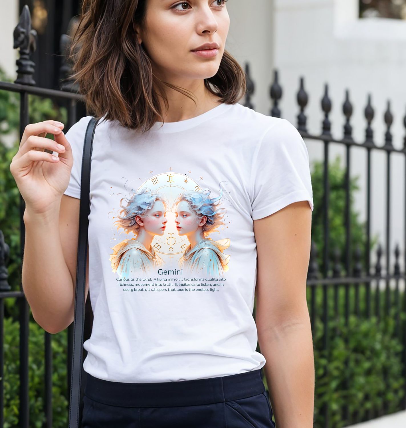 Gemini Zodiac T-shirt ♊ | Astrology Shirt | Spiritual Gift | Unisex Tee | Messenger of Living Truths