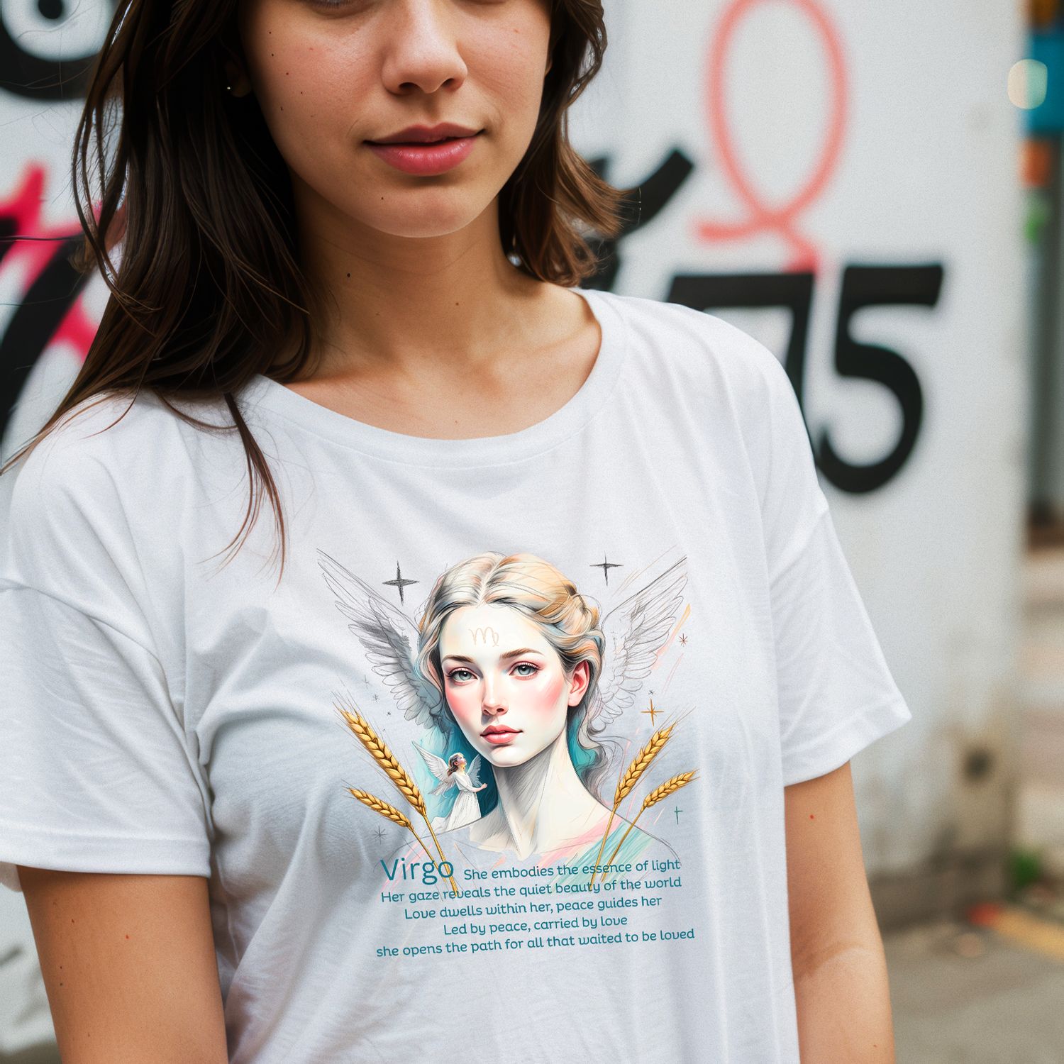Virgo Zodiac T-shirt ♍ Light and Style in Harmony ✨🌿🌟 | Astrology Shirt | Spiritual Gift | Unisex Virgo Energy Tee