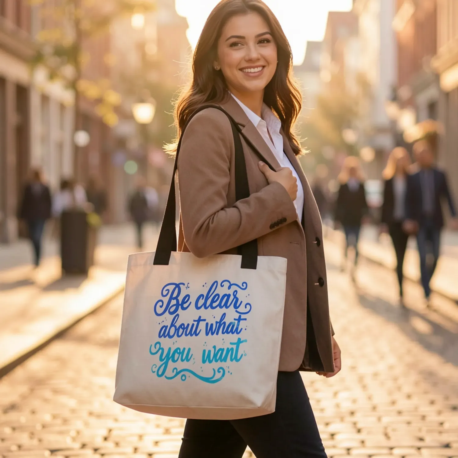 BE CLEAR ABOUT WHAT YOU WANT ✨ Tote bag