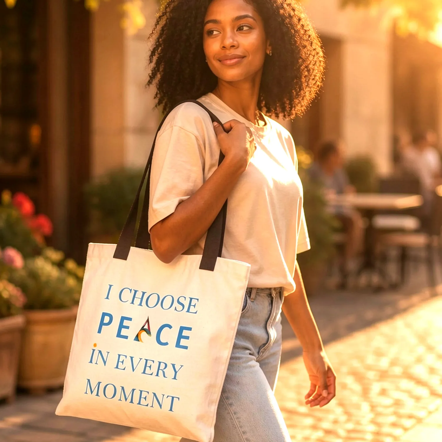 I CHOOSE PEACE IN EVERY MOMENT ✨ Tote bag