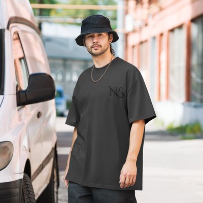 Men&#39;s Oversized Faded Tee