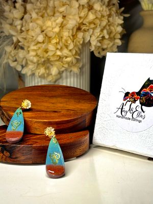 Boho Flower Studs