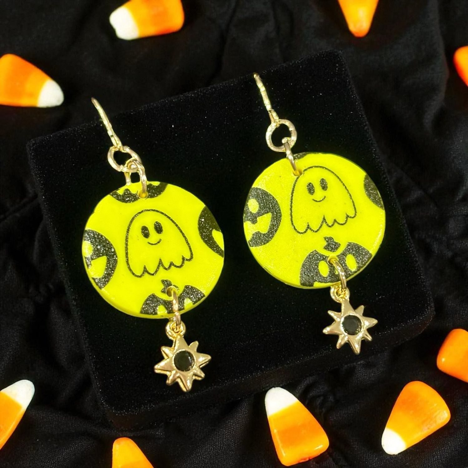 Neon Ghost Glow Earrings