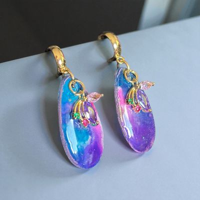 Aurora Garden Drop Earrings