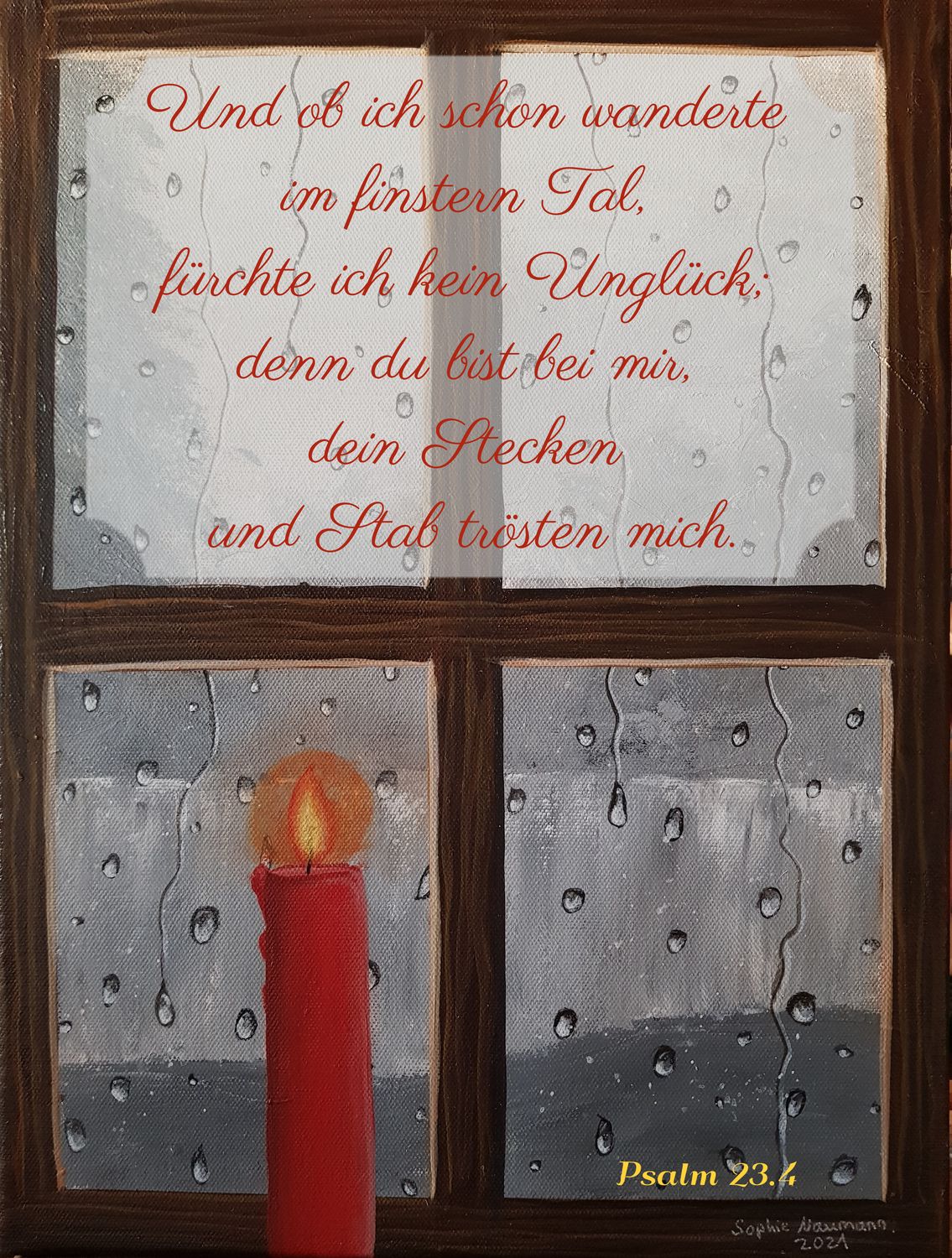 Postkarte &quot;Psalm 23&quot;