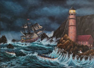 Saving the Lost- Die Verlorenen retten (Original Gemälde) Saving the Lost- Die Verlorenen retten (Original Gemälde)