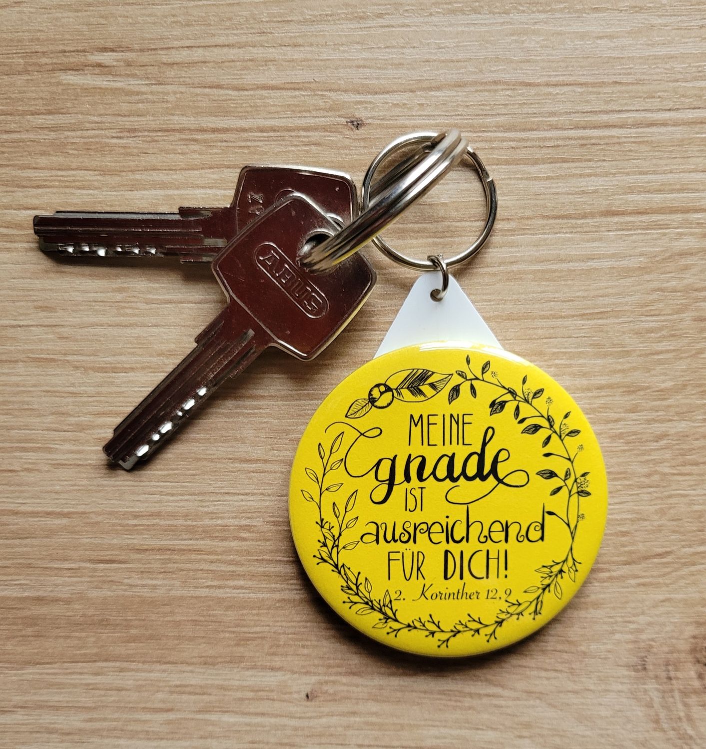 Handgemachter Schlüsselanhänger 58mm &quot;Gnade&quot;