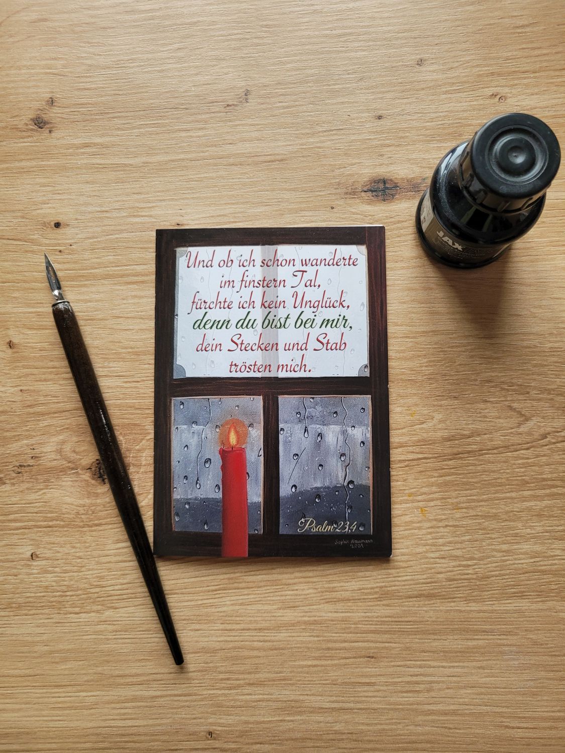 Postkarte "Psalm 23"