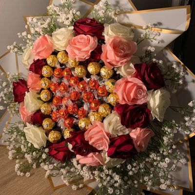 Silk Roses Bouquet