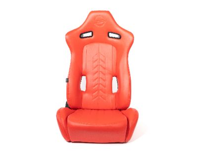 "The Arrow" NRG Sports Vinyl Seat Maroon w/ Maroon Stitch plus Pressed NRG logo