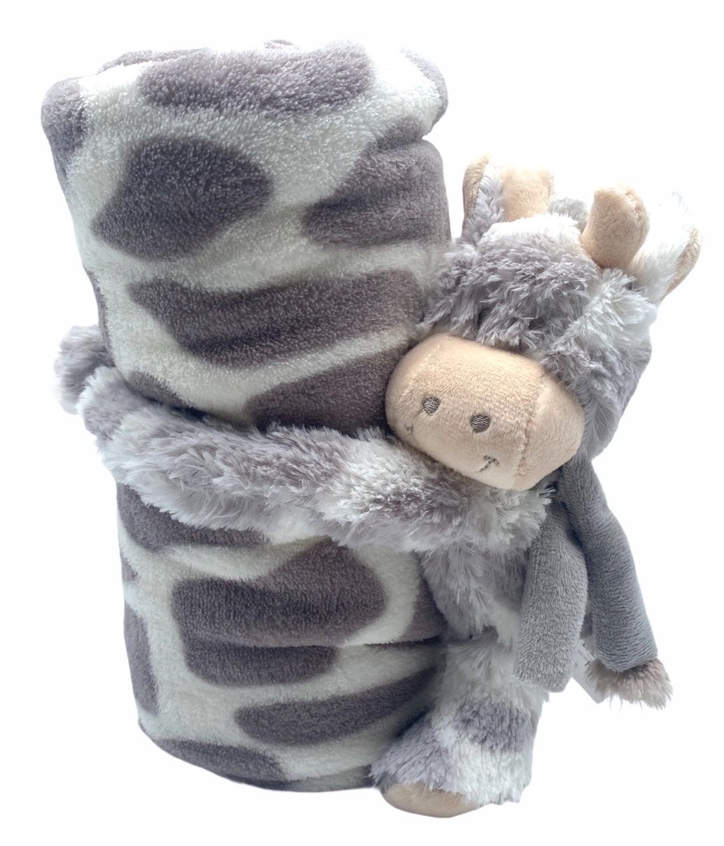 Kinderdecken mit Kuscheltier