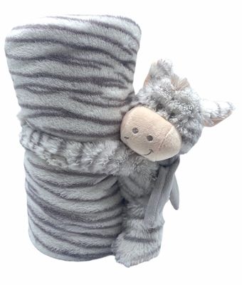 Kinderdecken mit Kuscheltier