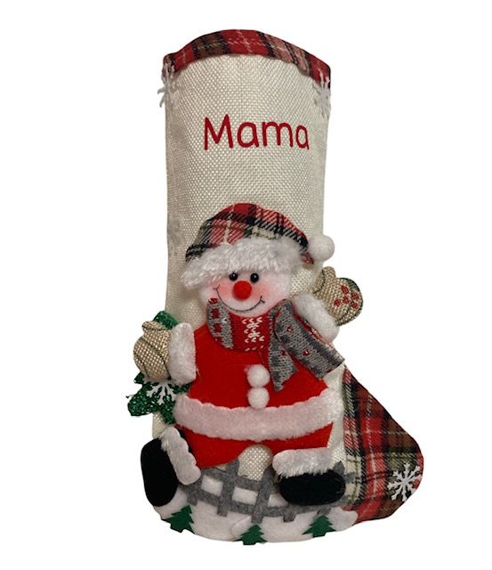 Weihnachtssocken mit Name