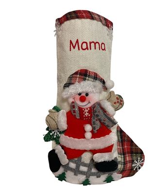 Weihnachtssocken mit Name