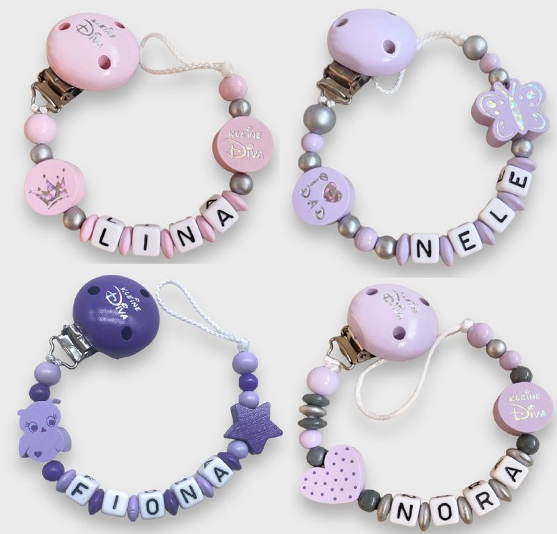 Nuggiketten Mädchen aus Holz