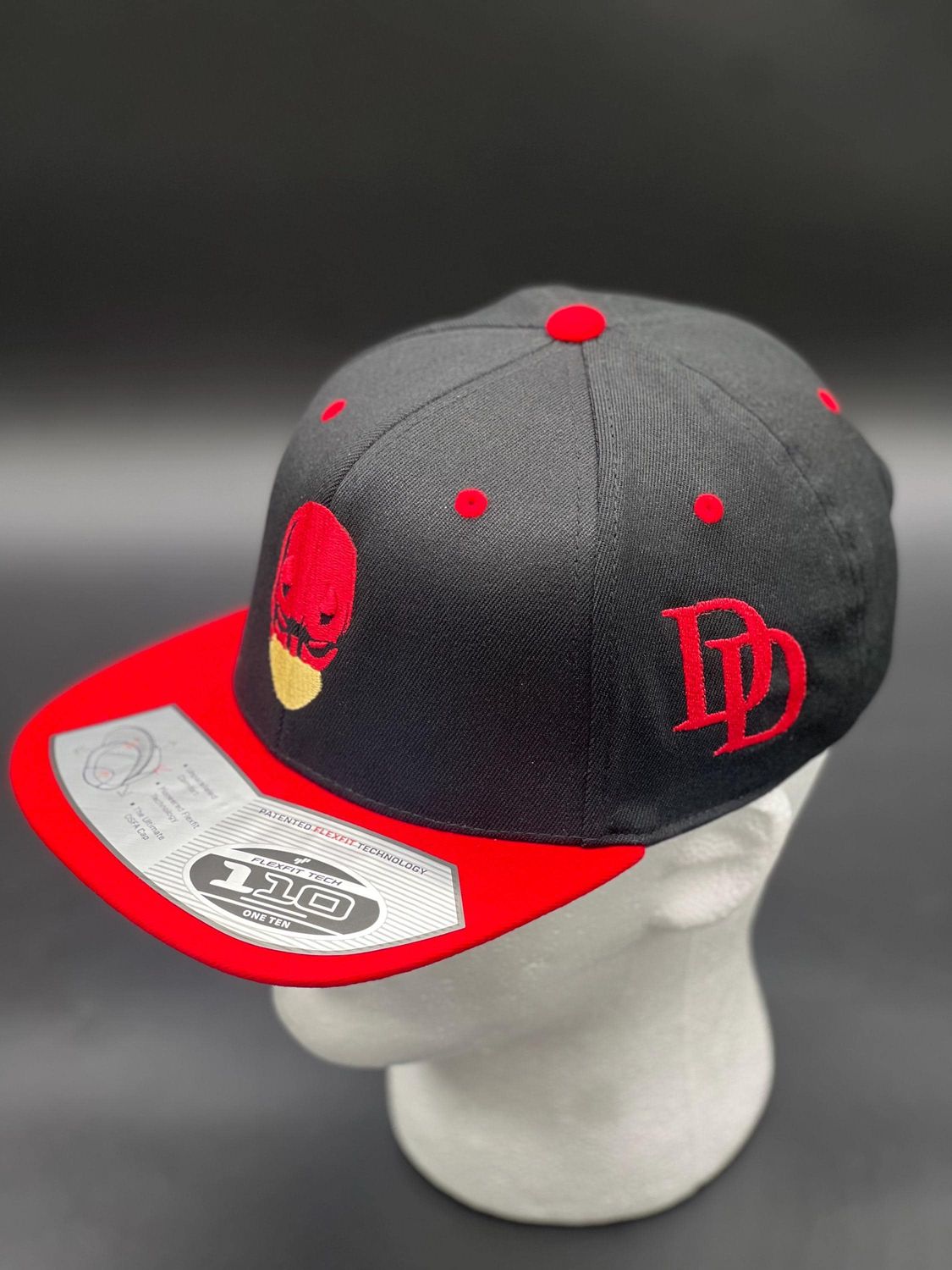 Marvel Daredevil Hat – Comic Book Fan Gift – Embroidered Logo Cap – Adjustable Fit