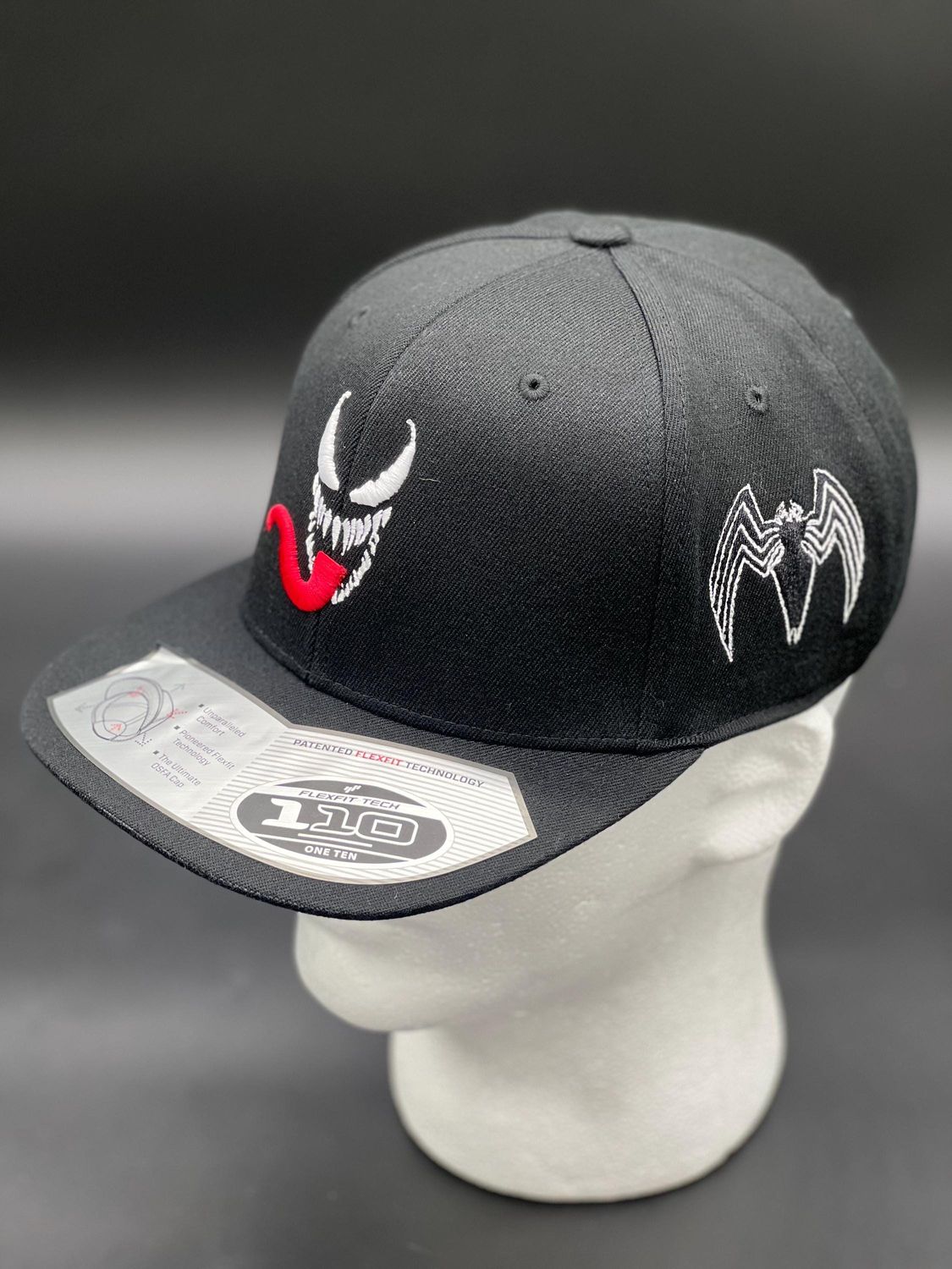 Venom Hat | Marvel Symbiote Embroidered Cap | Antihero Villain Snapback