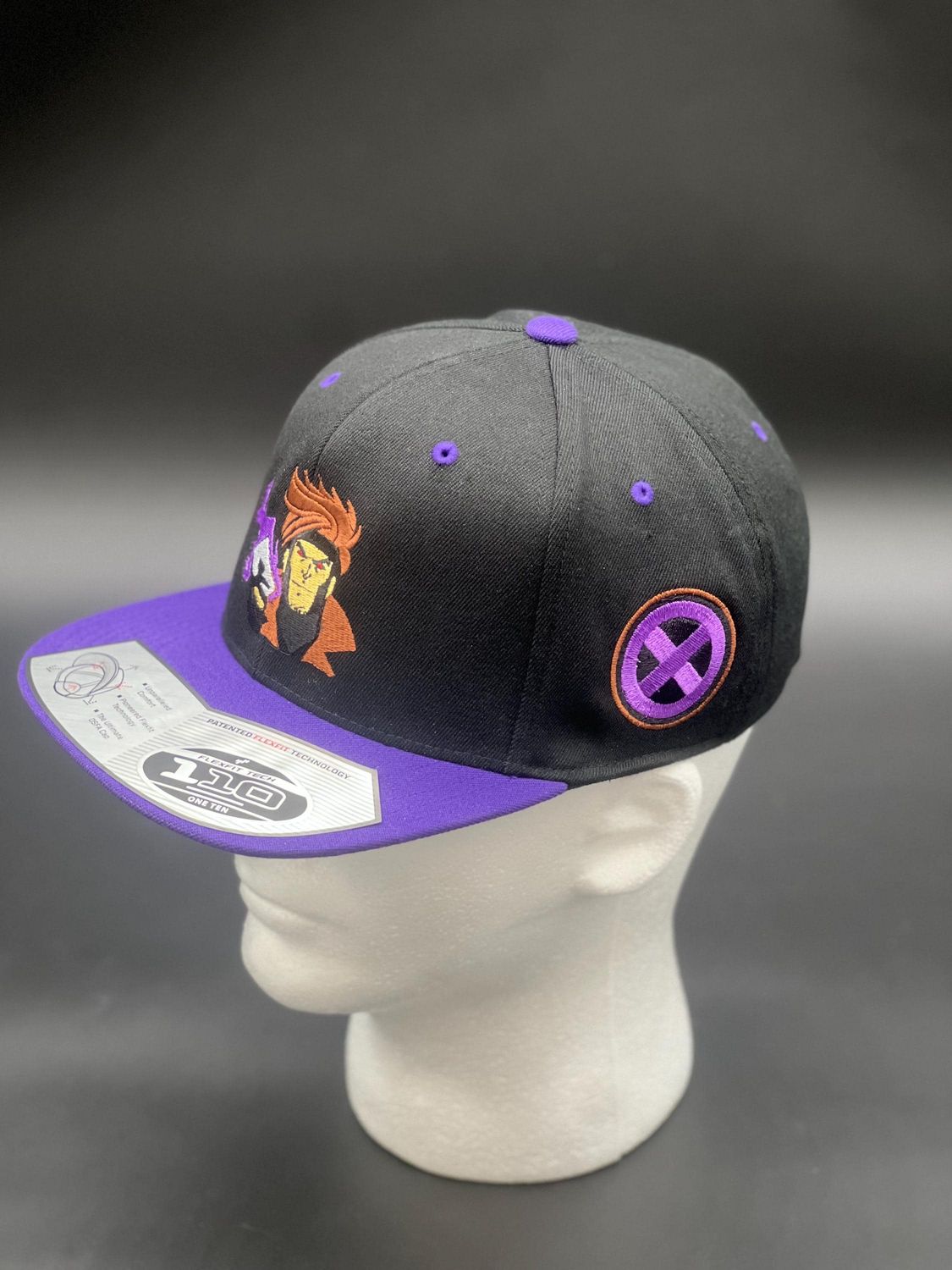 Gambit Marvel Embroidered Hat | X-Men Character Cap | Custom Adjustable Snapback