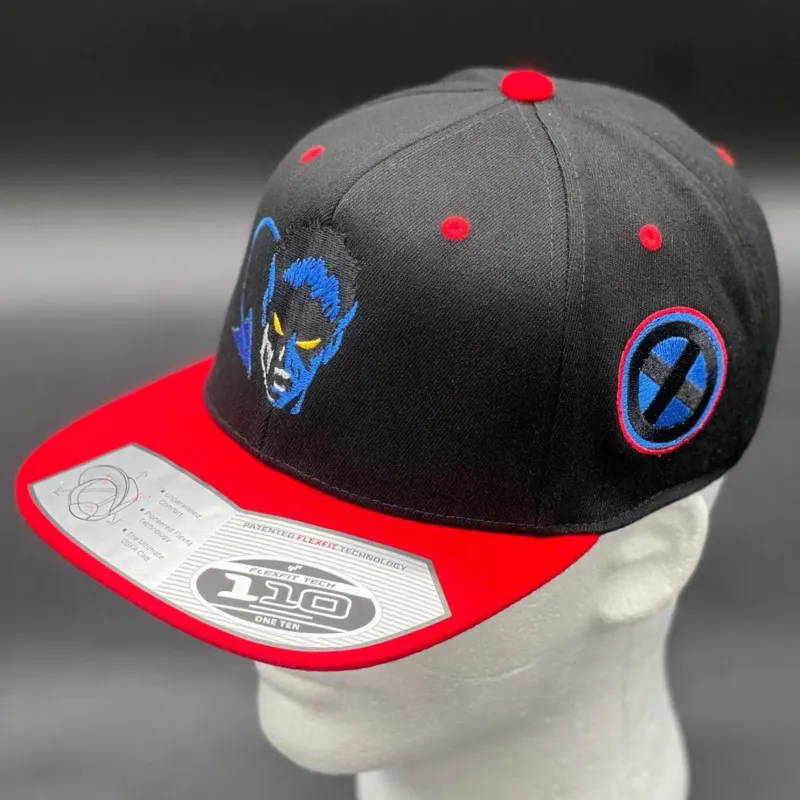 Nightcrawler Inspired Hat | X-Men Embroidered Cap | Custom Adjustable Snapback