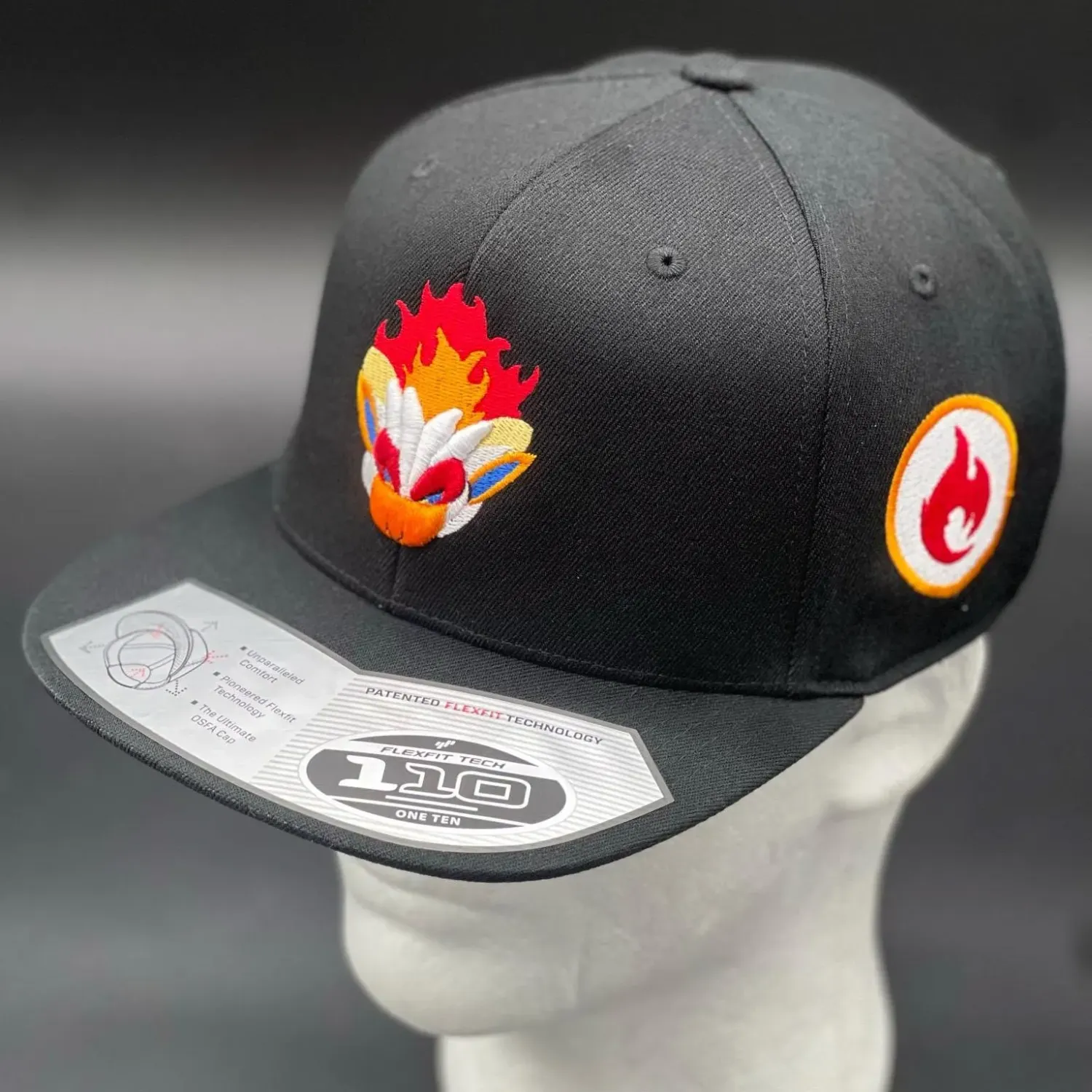 Infernape Inspired Pokémon Hat | Embroidered Snapback | Custom Adjustable Anime Cap