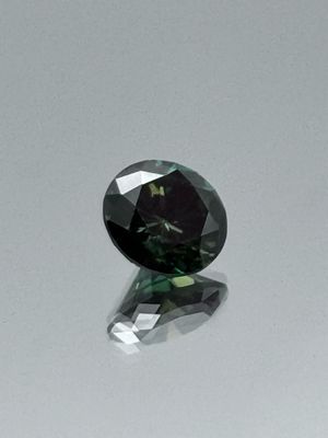 Green Moissanite 9.8mm Round Brilliant, Loose Moissanite Gemstone, 3.32 ct